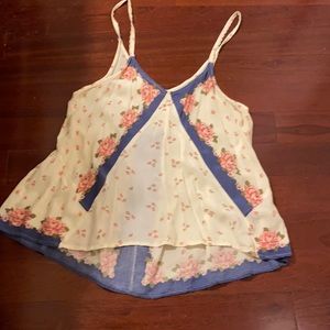 Free People Flowy Flowery Cami